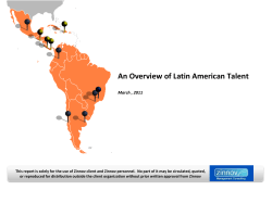 An Overview of Latin American Talent