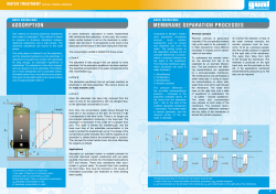 Adsorption and Membrane Separation Processes