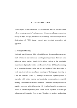 II. LITERATURE REVIEW In this chapter, the literature review for the