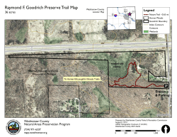 Raymond F. Goodrich Preserve Trail Map