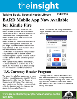 BARD Mobile App Now Available for Kindle Fire