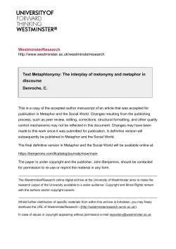 - WestminsterResearch