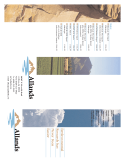 Allands Brochure 2