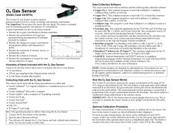 O2 Gas Sensor