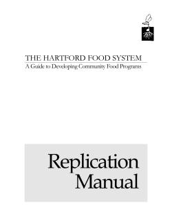 A Guide to Developing Community Food Programs