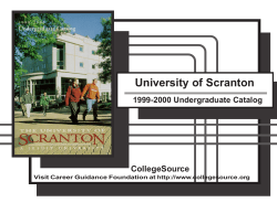 1999-2000 - The University of Scranton