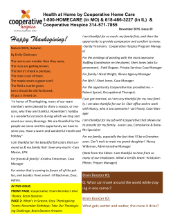 November 2015 Client Newsletter