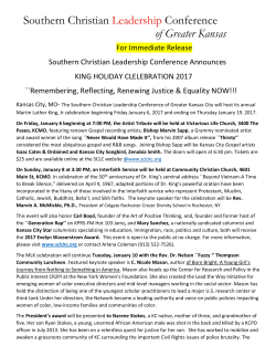 a Complete Press Release - SCLC of Greater Kansas City