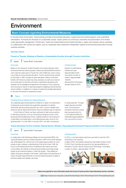 Sustainability Data Book 2016 | Environment