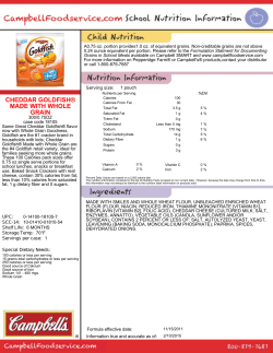 cheddar goldfish&reg; made with whole grain
