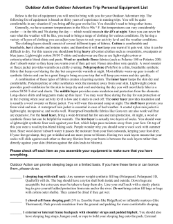 Trail Maintenance Equipment List