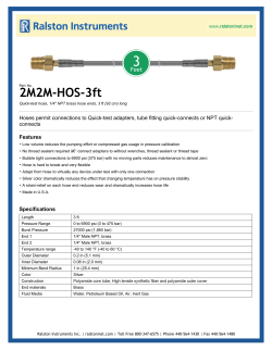 2M2M-HOS-3ft Data Sheet