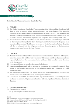 Guide Lines for Clients