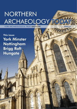 northern archaeology today - York Archaeological Trust