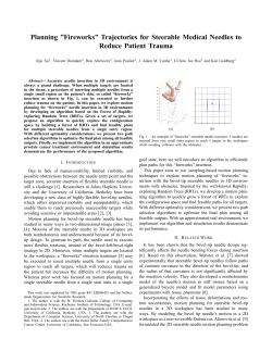 Planning &rdquo;Fireworks&rdquo; Trajectories for Steerable Medical Needles to