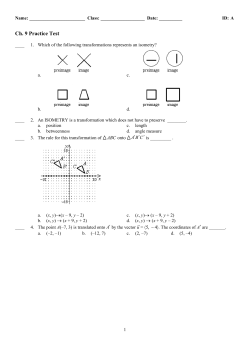 ExamView - ch. 9 practice test.tst - Parkway C-2