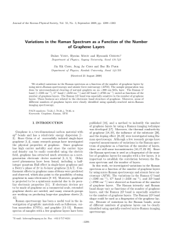 Variations in the Raman Spectrum as a Function of the Number of