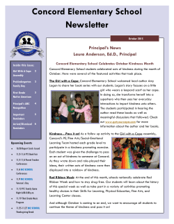 Concord Elementary School Newsletter