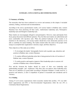 40 CHAPTER 5 SUMMARY, CONCLUSIONS