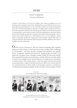 Dude - University of Pittsburgh