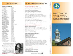 hiStORy OF yOUR tOwN GOvERNMENt