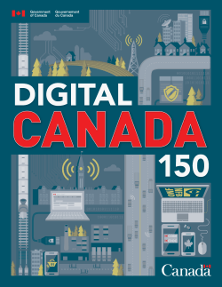 Digital Canada 150 - Innovation, Science and Economic