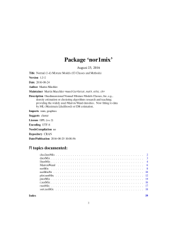 Package `nor1mix`