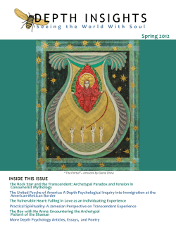 Issue 2--Depth Insights scholarly e-zine