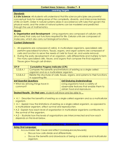 Grades 7-8 Science 5.3 A-E