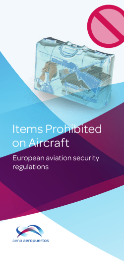 Items Prohibited on Aircraft