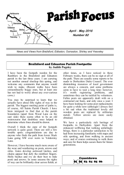 April ‒ May 2016 Number 82