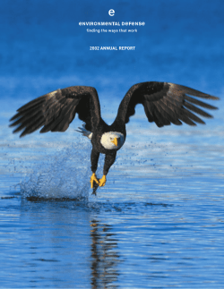 2002 annual report - Environmental Defense Fund