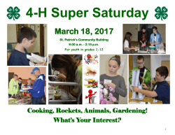 Super Saturday Brochure