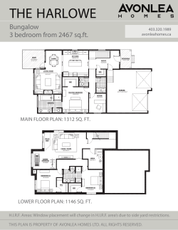the harlowe - Avonlea Homes