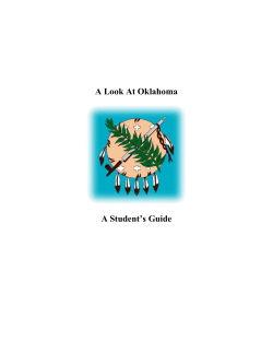 A Look At Oklahoma A Student`s Guide