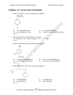 Ch 12 - Practice problem (Answers)