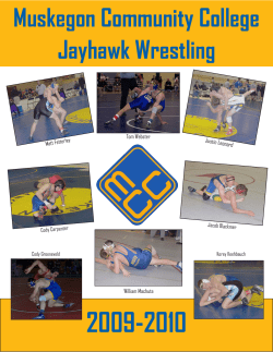 2009-2010 Muskegon Community College Jayhawk Wrestling