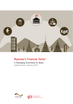 Myanmar`s Financial Sector