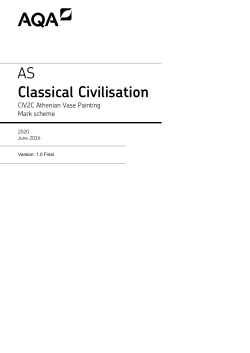 A-level Classical Civilisation Mark scheme Unit 02C