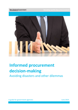 Informed procurement decision-making