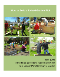 guide. - Brewer Park Community Garden