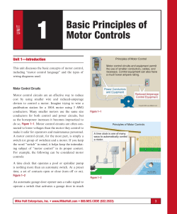 1 Basic Principles of Motor Controls