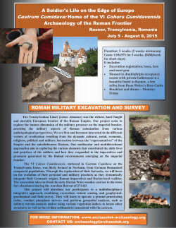 Roman Imperial Military Excavation and Survey