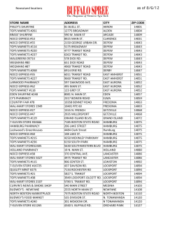 than 150 locations throughout western New York