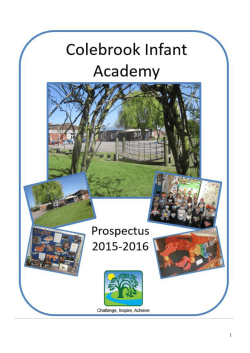 School Prospectus - Colebrook Infants