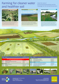 Farming for cleaner water and healthier soil