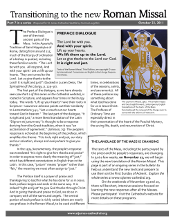 Preface Dialogue - St. James Cathedral