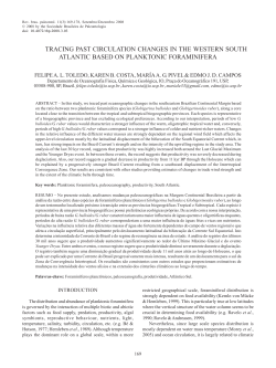 tracing past circulation changes in the western south atlantic based