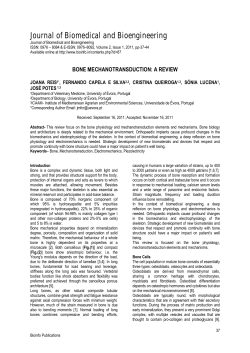 Journal of Biomedical and Bioengineering