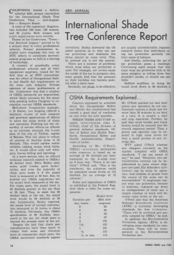 International Shade Tree Conference Report